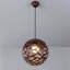 Giada Copper Ball Pendant Light – Modern Open Lampshade with E27 LED Bulb for Stylish Ceiling Lighting