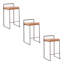 Tabouret de bar et de comptoir empilable Ernestine-701072312-701072319