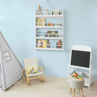 Sofren 118cm H X 80cm W Furniture Floating Shelf Kids Bookcase