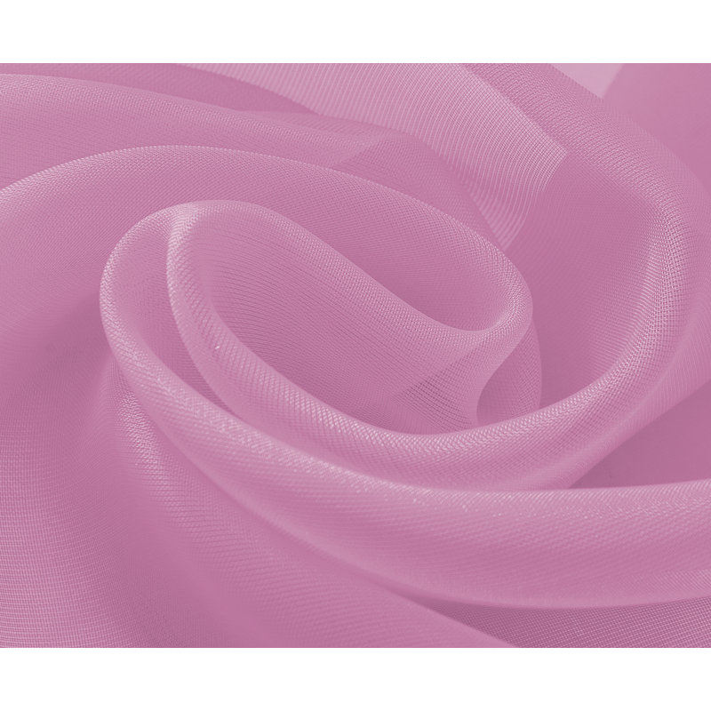 Panneau de rideau de fenêtre uni à oeillets en toile de serie Hills, Rose, L 54 po x L 90 po