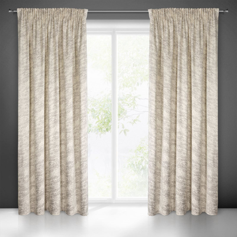 Adaelyn Blackout Curtain, Cream