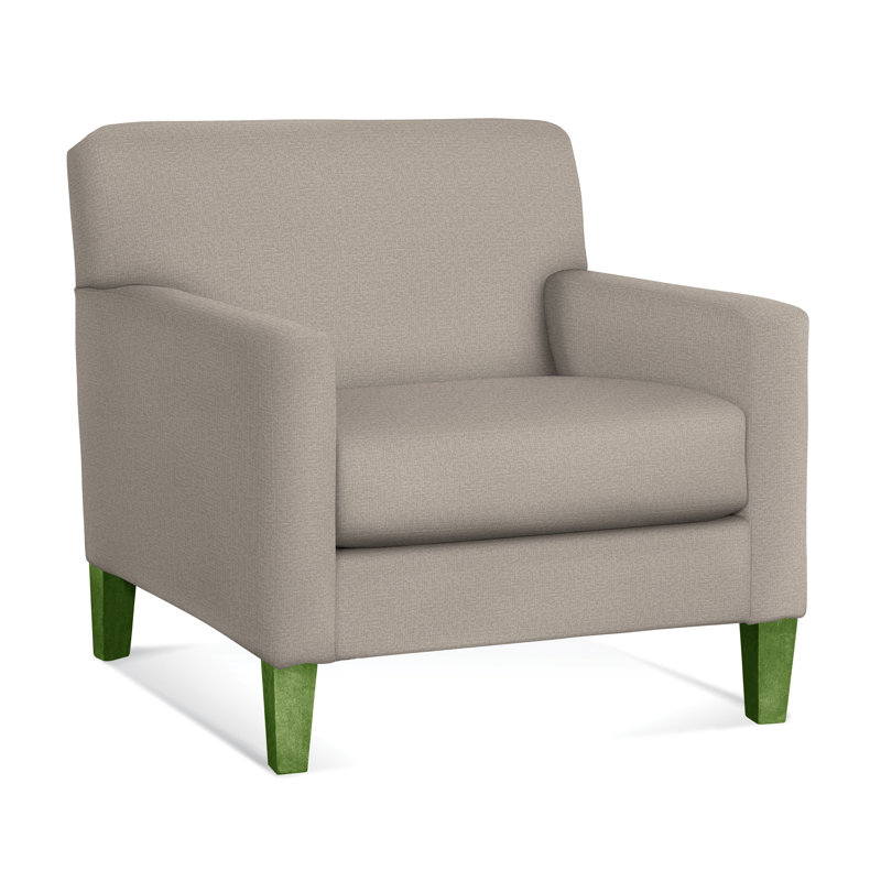 Tampa Armchair, Beige Performance Fabric; 0851-73, Havana