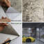 Papier peint texturé gris auto-adhésif Peel and Stick
