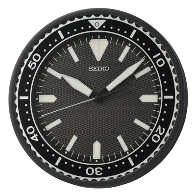 QXA791KLH Heritage Design Clock, Black