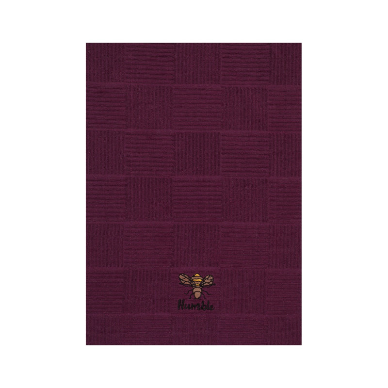 Cotton Jacquard Tea Towel Kitchen Towel, Purple