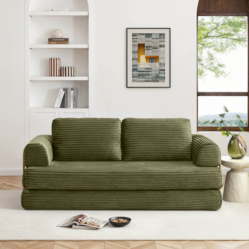 Canapé-lit convertible, canapé-lit pliant, canapé-lit escamotable avec matelas et coussins, canapé désossé pour le salon, la chambre à coucher