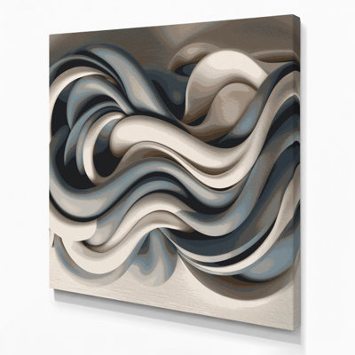 Art mural sur toile Biomorphic Abstraction 15