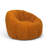 Compression 40"W Pumpkin Bean Bag Sofa For Adults, Soft Teddy Fabric Bean Bag Chair-2043007563