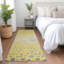 Tapis jaune intérieur / extérieur lavable en machine Christain ACN1370-109533290