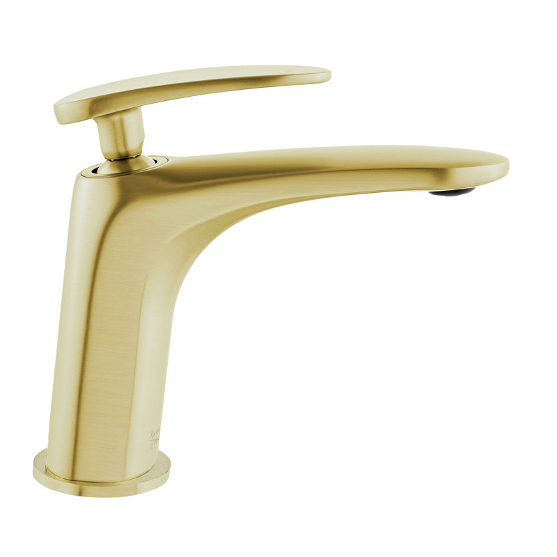 Sublime Single Hole, Single-Handle, Bathroom Faucet, Brushed Gold