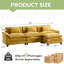 Canapé modulaire 120 po Comfy Cloud-1946262537
