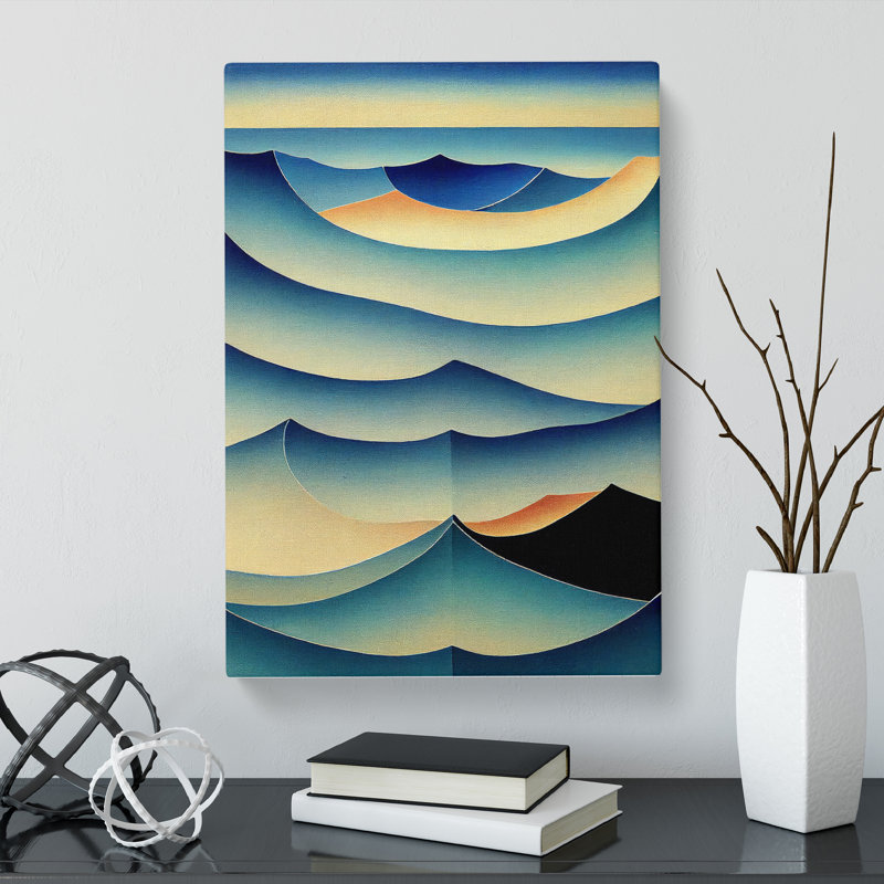 Ocean Seascape Abstract Vol.2 - Wrapped Canvas, 50cm H x 35cm W x 3cm D