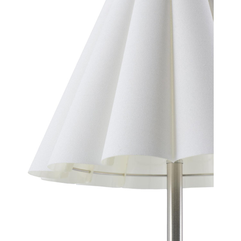 Condurso Accent Table Lamp, Silver, 17.5" H x 12" W x 12" D