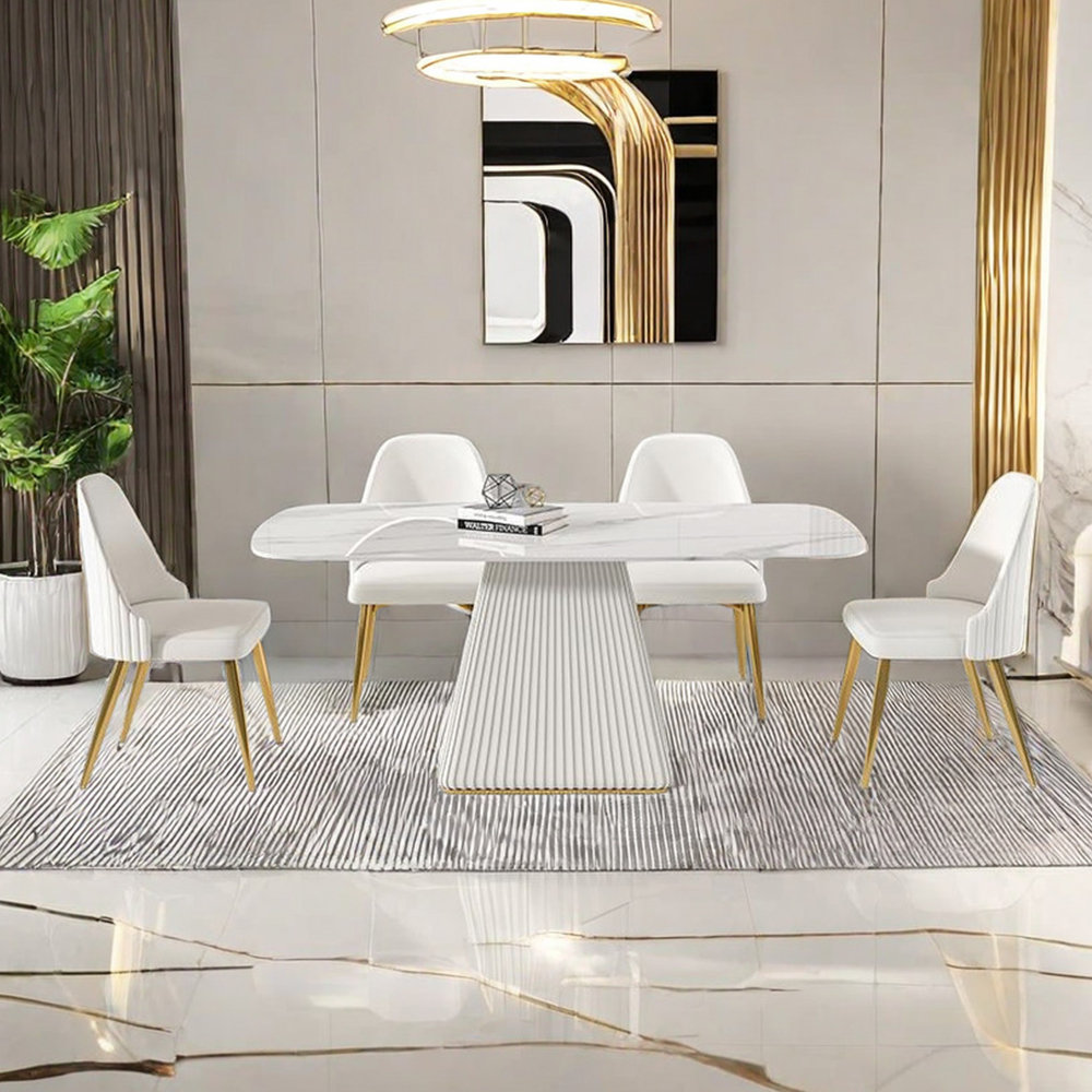 Lane Design Nordic Modern Simple Rectangular Dining Table Rectangular ...