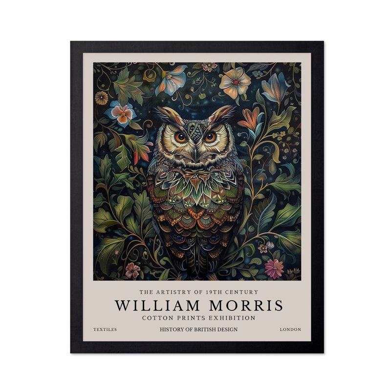 William Morris - Hibou n ° 1, Unframed, Poster, 18"H x 24"W