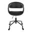 Chaise de travail en métal et similicuir élégant-125535705-125535703