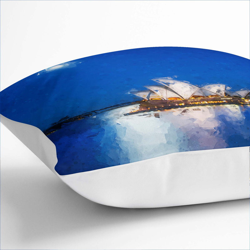 Square Cushion, White, 40cm H x 40cm W x 15cm D