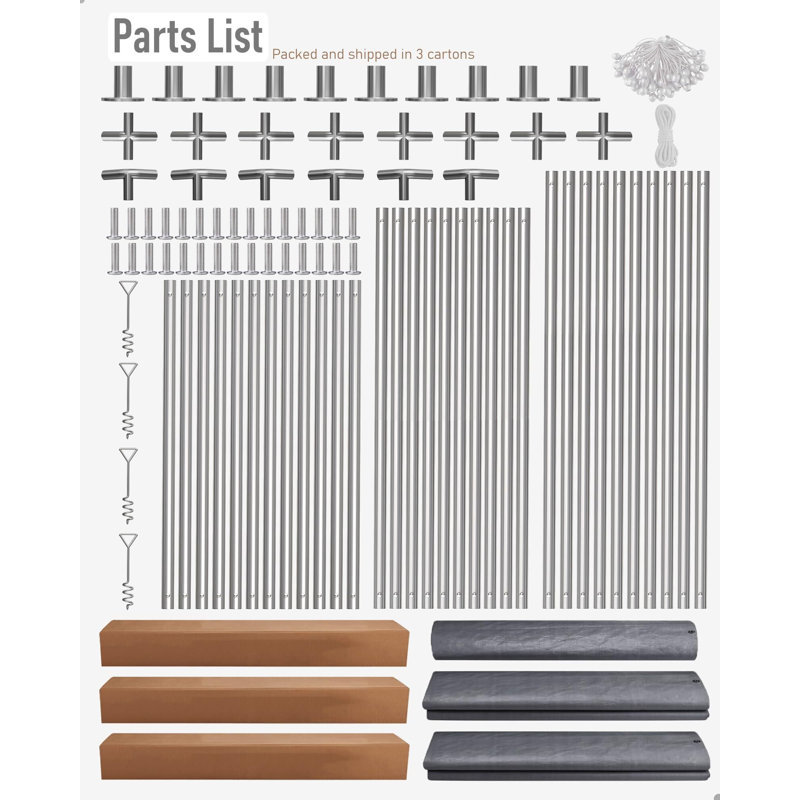 13 pi. L 25 pi. D Garage