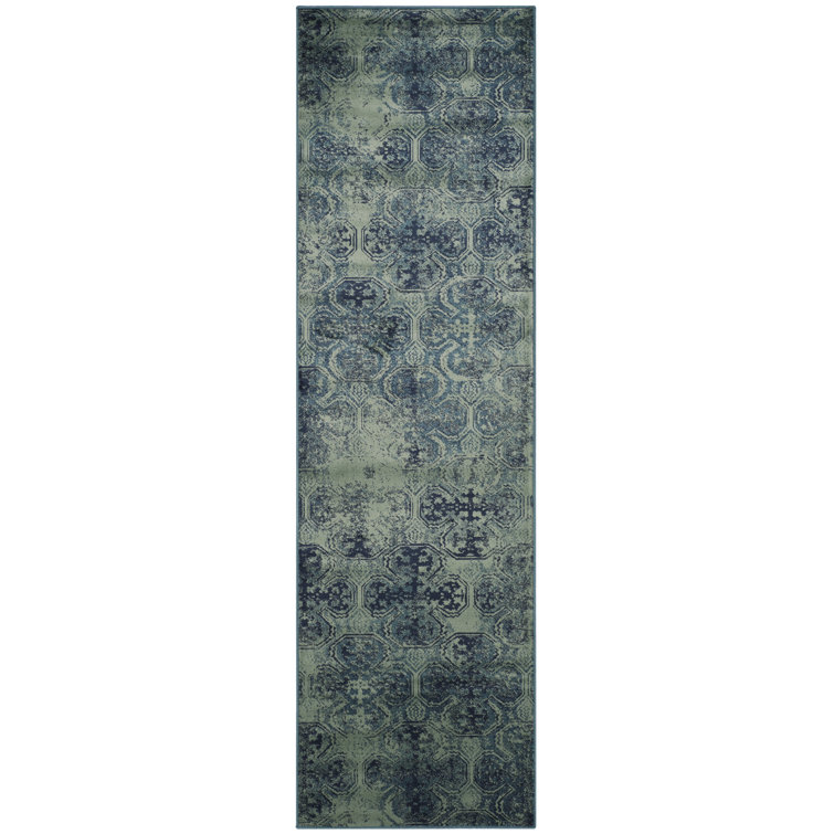 Syliva Vintage Performance Abstract Rug