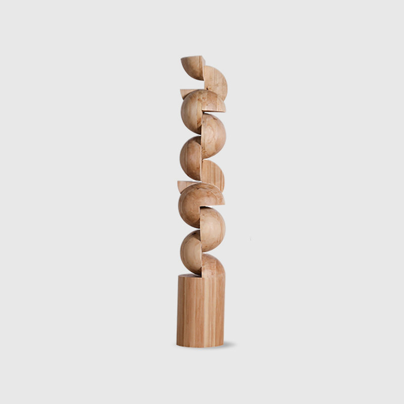 Objet décoratif en bois massif Burlywood Free Form, 62.99