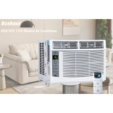 Acekool Window Air Conditioner 6000 Btu, Up to 250 Square Feet,Window Ac Units with Remote,3 Cooling & Fan Speeds,Window Install Kit,Window Unit Air Conditioner