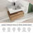 30'' Single Bathroom Vanity with Resin Top