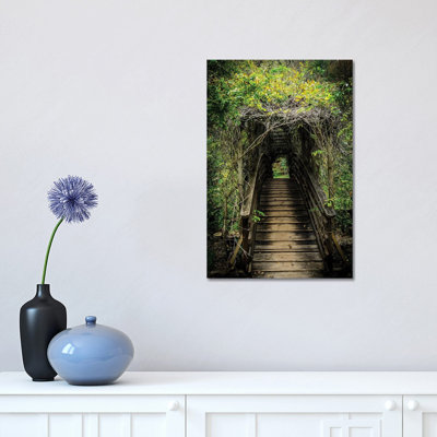 Verdant Bridge by Heather Roberson - Wrapped Canvas Print