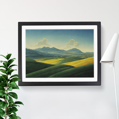 Mountain Meadow Landscape Vol.1 - Framed Print