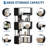 Space-Saving L-Shaped 6-Tier Corner Bookshelf-434413092