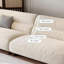 Canapé modulaire moderne en polyester blanc crème-1895301095-1895301090