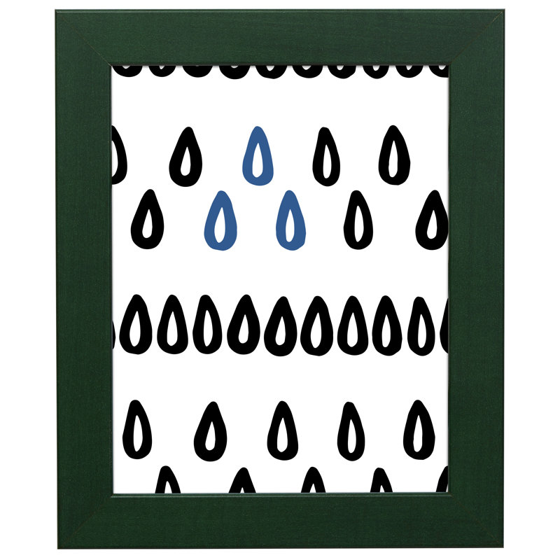 Cadre photo en acrylique Nyllah, Vert, 24 po x 24 po