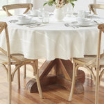 Ramiro Elegance Plaid Jacquard Round Tablecloth