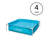 Intex 4Ft X 4Ft X 12In Mini Frame Kids Beginner Kiddie Swimming Pool (4 Pack)