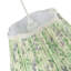 Green Floral Victorian Scallop Shade With Embroidered Trims By 