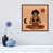 Classic Brown Wood Framed Canvas selected