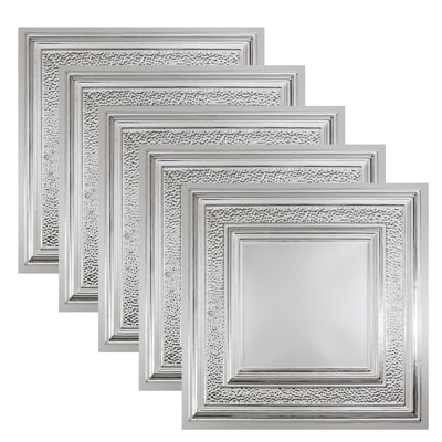 Great Lakes Tin Milwaukee Lay-In Ceiling Tile (Pack Of 5)