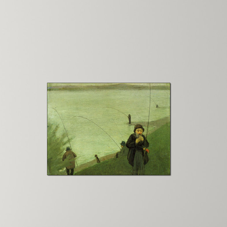 Macke August - Wrapped Canvas Painting, 60cm H x 80cm W x 1.8cm D