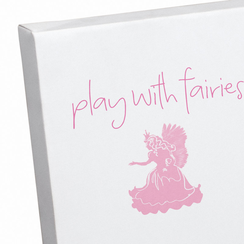 Fairies, Unicorns, Mermaids Print On Canvas; C42B568E2E1A48ACBDDEA42818CE9BA5 Square, 12" H x 12" W x 1.25" D