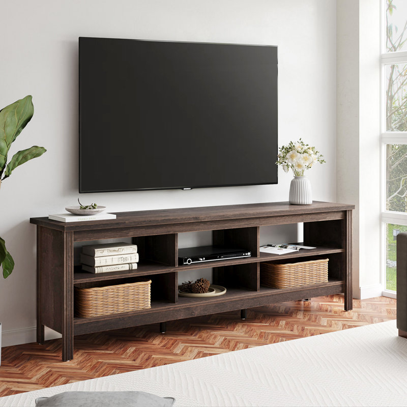 Meuble télé pour téléviseur de 78 po ou moins Ashae, Espresso