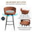 Modern Upholstered Swivel  Bar Stools&Counter stool with Low Back for Kitchen Island-1622227061-1622227062