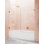 Illume 67.5 in. x 58.25 in. Fully Frameless Hinge Bathtub Door