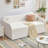 Orrin Boucle Curved Upholstered Daybed with Hydraulic Lift Up Storage -108504183