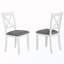 Ensemble de 4 chaises de salle à manger avec siège rembourré-278800675-278800674