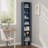 Gracyn 8-Tier Narrow Bookshelf With Adjustable Shelves-2146561558-2116139486