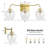 24" W 3-Light Dimmable Wrought Iron Vanity Light-2361189-15387340