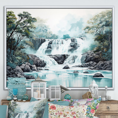 " Waterfall Cliff Scenery Magic II "