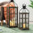 Wood and Metal Tabletop Lantern-697702202-702823661