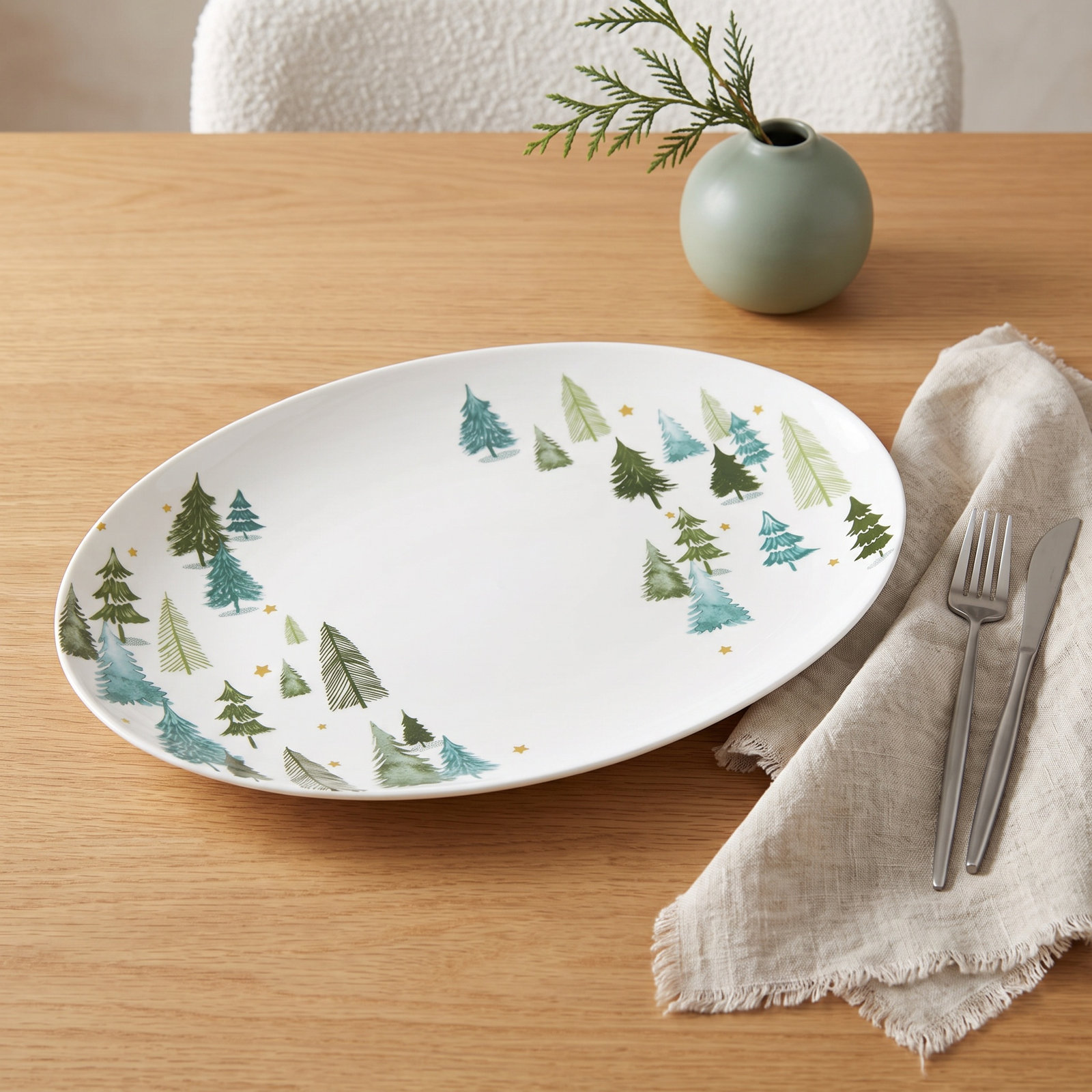 Balsam Lane Porcelain Platter