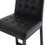 Chaise de bar de style moderne avec tabourets en métal