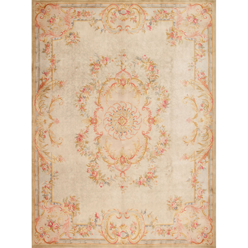 Savonnerie One-of-a-Kind 9' X 12' Hand Knotted Area Rug